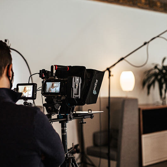 Video Interview Behind The Camera